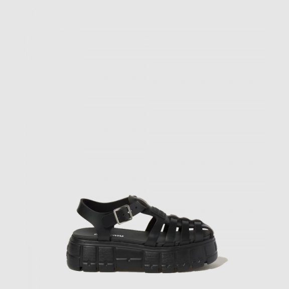 미우미우 EVA 플랫폼 케이지 샌들 5X140E