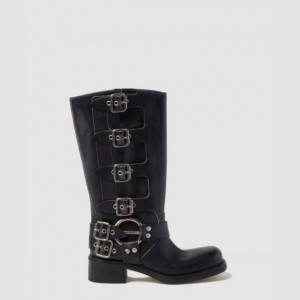 미우미우 가죽 부츠 5W792D