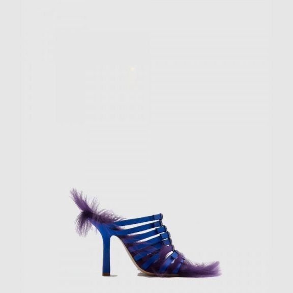 버버리 사틴 스텝 퍼즈 샌들 80744831