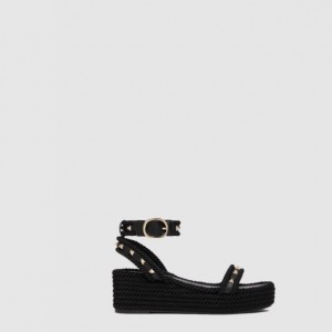 발렌시아가 락스터드 플랫폼 샌들