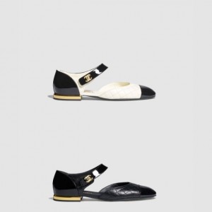 샤넬 메리제인 플랫슈즈 G38441