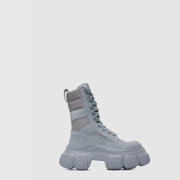 알렉산더맥퀸 그레이 스톰 전투 부츠 30223B