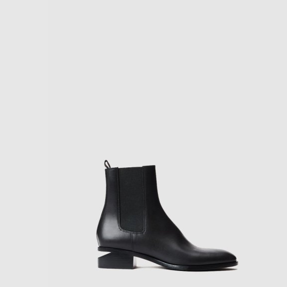 알렉산더맥퀸 레더 앵클 부츠 007001