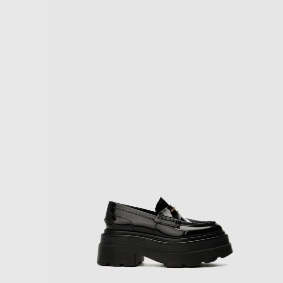 알렉산더맥퀸 레더 플랫폼 로퍼 023001