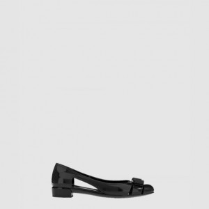 페레가모 바라 젤리 플랫슈즈 035656