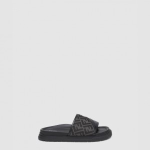 Fendi 가죽 슬라이드 7X1674