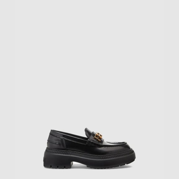 펜디 레더 로퍼 8D838