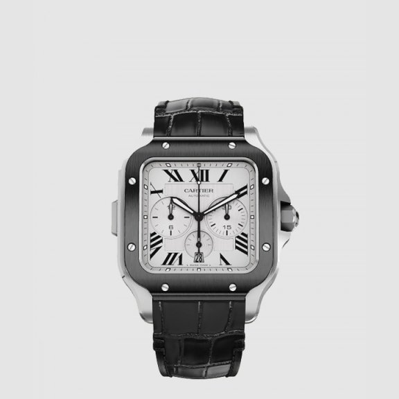 까르띠에 산토스 드 크로노그래프 워치 43.3 WSSA0017