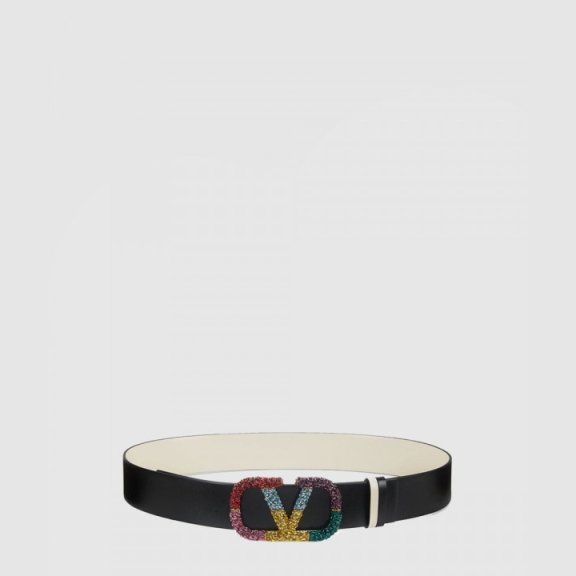 Valentino 양면 송아지 가죽 벨트