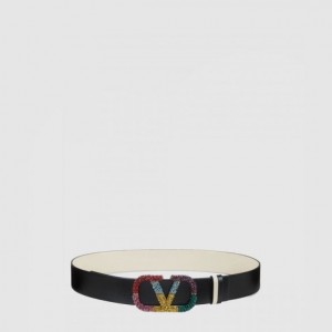 Valentino 양면 송아지 가죽 벨트