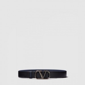 Valentino 양면 송아지 가죽 벨트