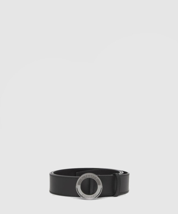 Burberry 로고 스냅 가죽 벨트 80493801