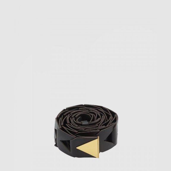 Bottega Veneta 매끄러운 버클 벨트 632576