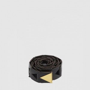 Bottega Veneta 매끄러운 버클 벨트 632576