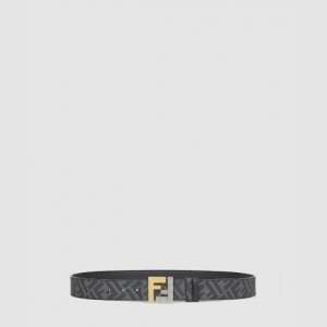 Fendi 가죽 리버서블 벨트 7C050