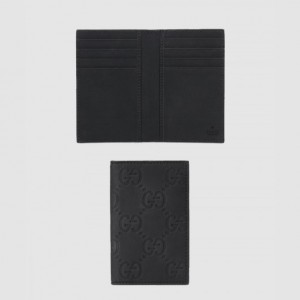 구찌 GG 러버 효과 롱 카드 케이스 771317