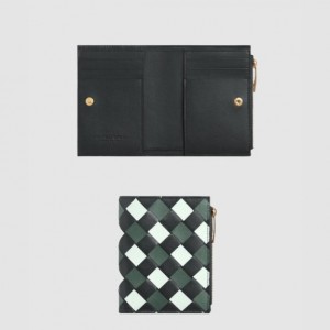 보테가베네타 스몰 카세트 폴더형 지퍼 지갑 742330