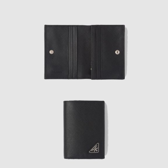 프라다 가죽 반지갑 1MV021