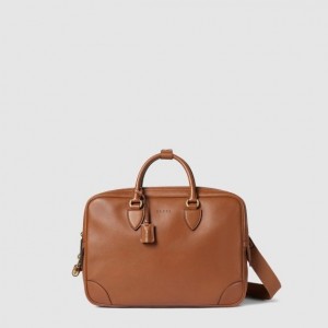 Gucci 엠블럼 미디엄 브리프케이스 821149