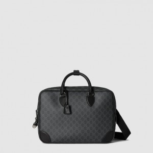 Gucci 엠블럼 미디엄 브리프케이스 821149