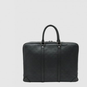 Louis vuitton 다미에 인피니 레더 브리프케이스 N41146