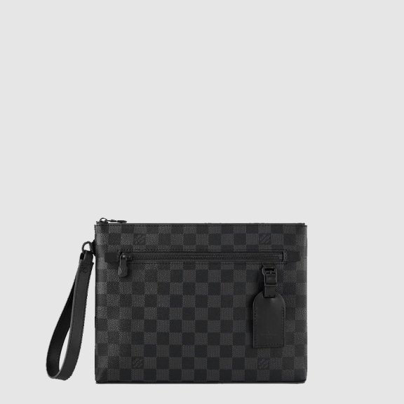 Louis vuitton 그라파이트 캔버스 파우치 N40505