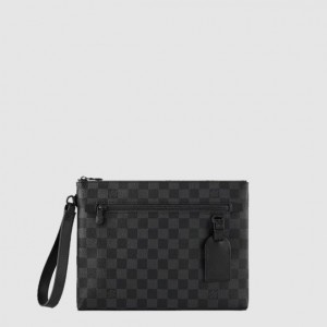 Louis vuitton 그라파이트 캔버스 파우치 N40505