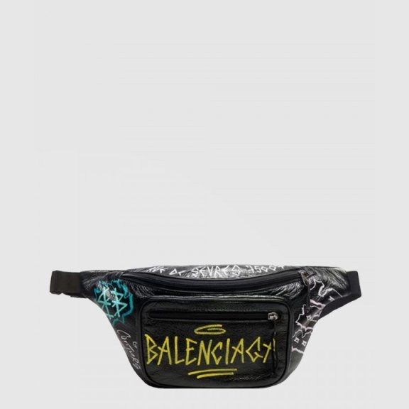 Balenciaga 그래피티 프린트 힙색 529550