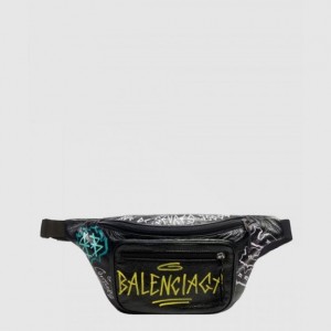Balenciaga 그래피티 프린트 힙색 529550