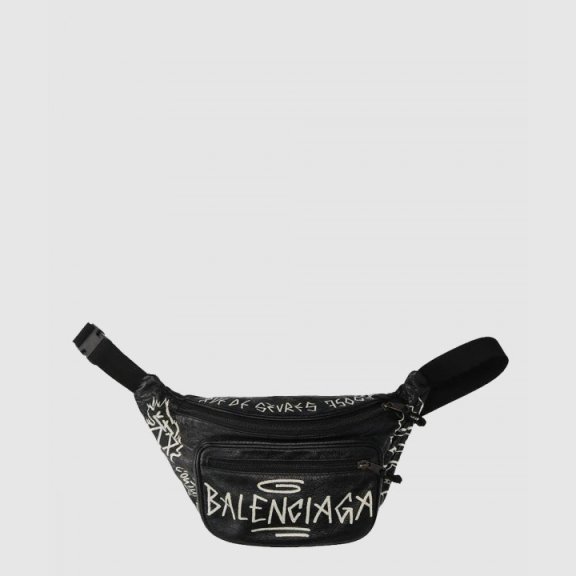 Balenciaga 그래피티 프린트 힙색 529550