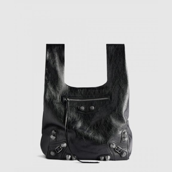 Balenciaga 르 카골 멘 쇼퍼 백 블랙 780976