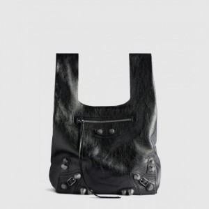 Balenciaga 르 카골 멘 쇼퍼 백 블랙 780976