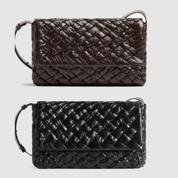 Bottega Veneta 럼플 메신저 백 776519