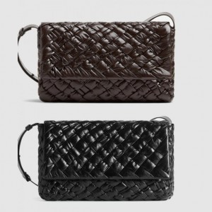 Bottega Veneta 럼플 메신저 백 776519