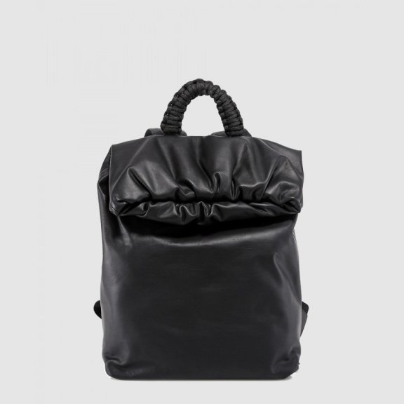 Bottega Veneta 롤 탑 레더 백팩 629858