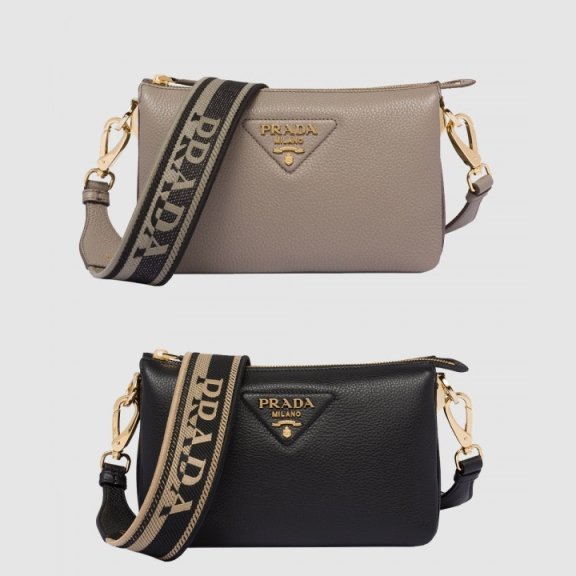 Prada 가죽 숄더백 1BH194