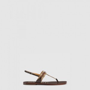 구찌 인터로킹 웹샌들 782421