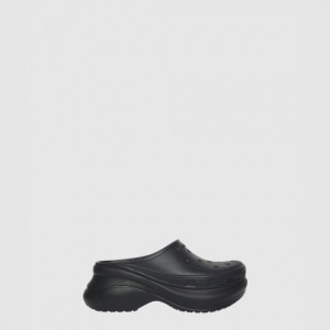 발렌시아가 풀 크록스 슬라이드 샌들 720762