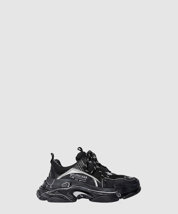 발렌시아가 트리플 S 스니커즈 524039