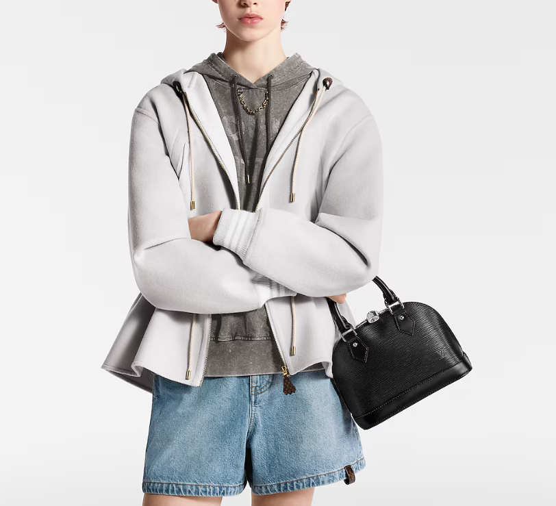 루이비통 알마 BB 에삐 에피 블랙 핸드백 M24645