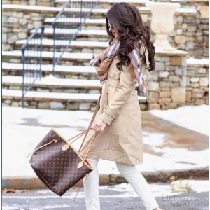 루이비통 숄더백 네버풀 MM 모노그램 캔버스 체리 레드 M46987