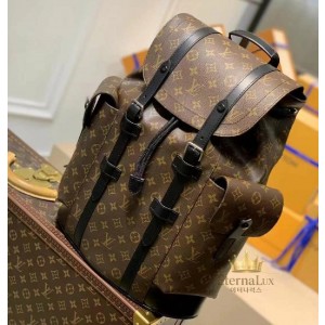 루이비통 크리스토퍼 MM 백팩 모노그램 마카사르 캔버스 M43735