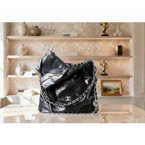 샤넬 22백 스몰 블랙 금장 AS3260 | 데일리 체인 숄더백