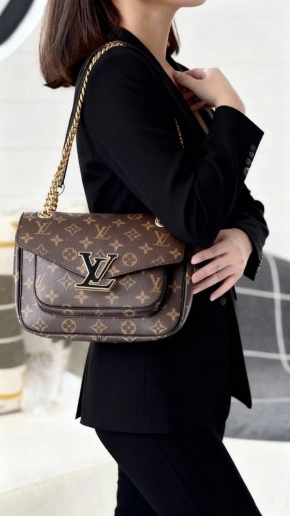 루이비통 모노그램 파시 체인 숄더백 겸 크로스백 M45592