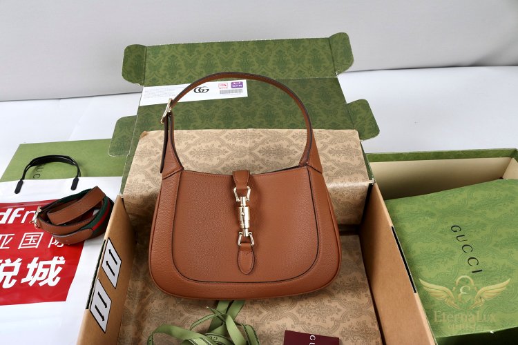 구찌 재키 1961 미디엄 백 브라운 레더 (Gucci Jackie 1961) 810232-AADDX-2741